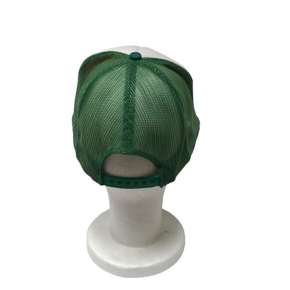 Vintage Mercedes Benz snapback green mesh trucker cap OS - Picture 5 of 8